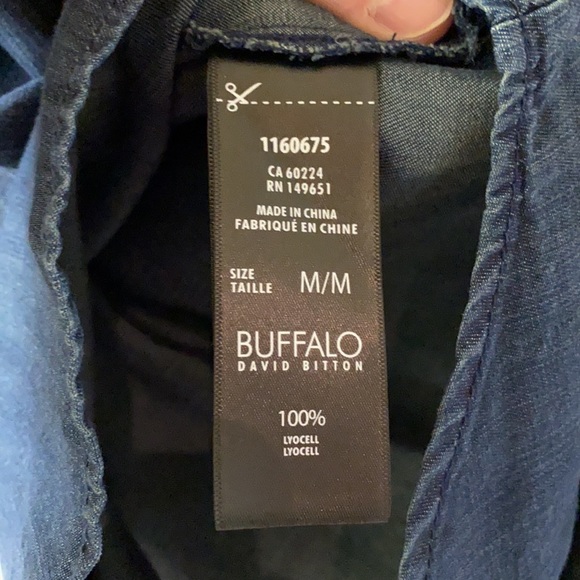 David Bitton BUFFALO Jean Shirt - size M - Picture 6 of 6